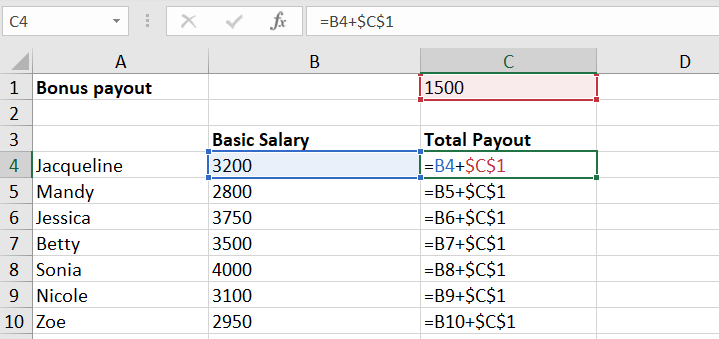 how do you make a cell absolute in excel for mac?